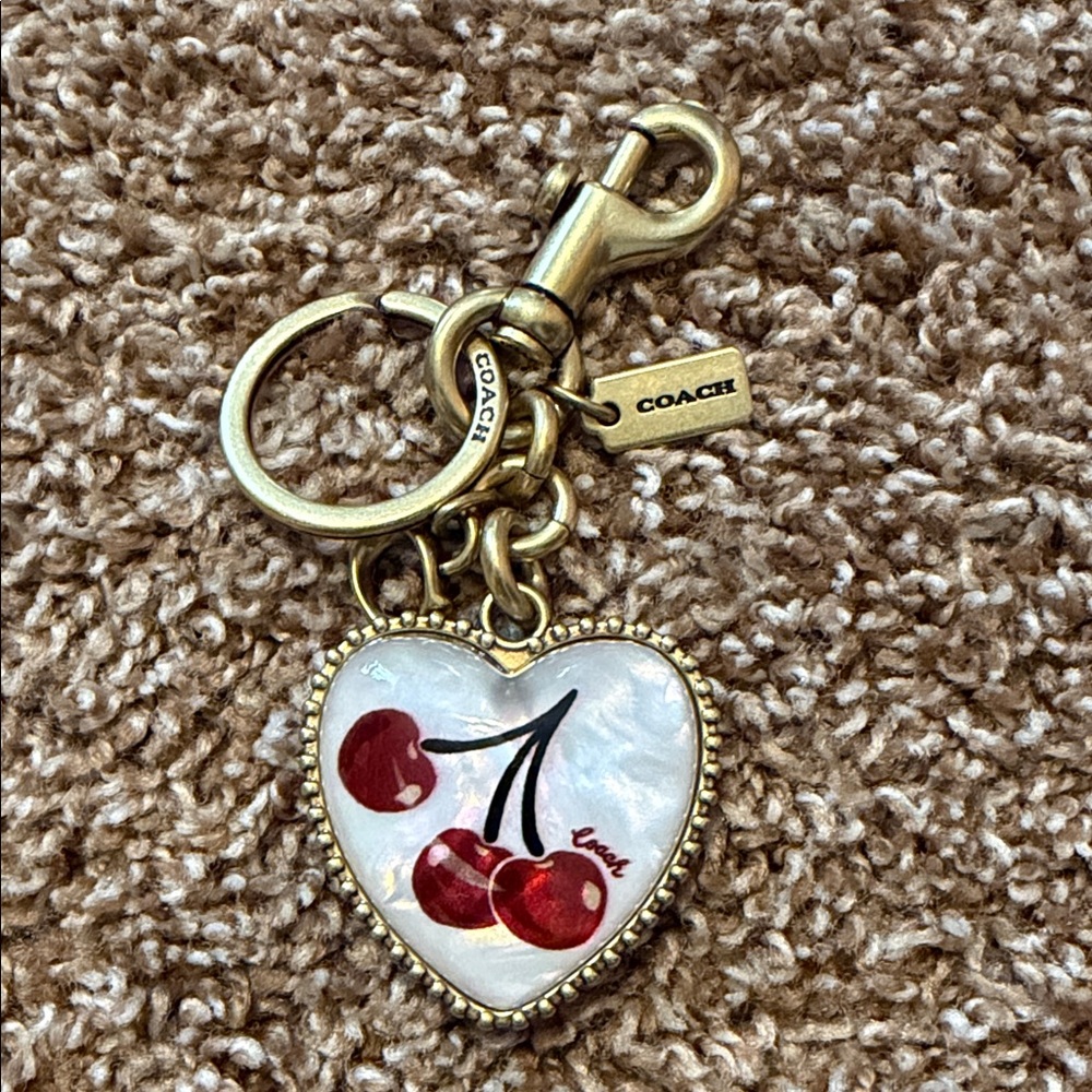 Coach bag charm